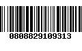 Código de Barras 0808829109313