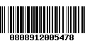 Código de Barras 0808912005478