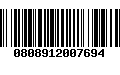 Código de Barras 0808912007694