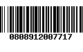 Código de Barras 0808912007717