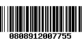 Código de Barras 0808912007755