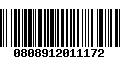 Código de Barras 0808912011172