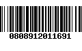 Código de Barras 0808912011691