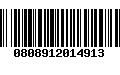 Código de Barras 0808912014913