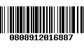 Código de Barras 0808912016887