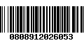 Código de Barras 0808912026053