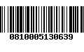 Código de Barras 0810005130639