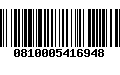 Código de Barras 0810005416948