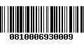 Código de Barras 0810006930009