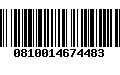 Código de Barras 0810014674483