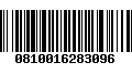 Código de Barras 0810016283096