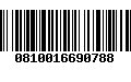 Código de Barras 0810016690788