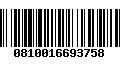 Código de Barras 0810016693758