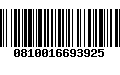 Código de Barras 0810016693925