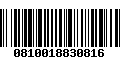 Código de Barras 0810018830816