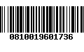 Código de Barras 0810019601736