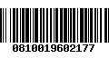 Código de Barras 0810019602177