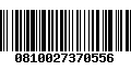 Código de Barras 0810027370556