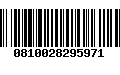 Código de Barras 0810028295971