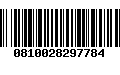 Código de Barras 0810028297784