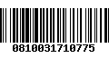 Código de Barras 0810031710775