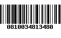 Código de Barras 0810034813480