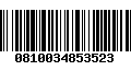 Código de Barras 0810034853523