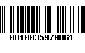 Código de Barras 0810035970861