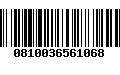 Código de Barras 0810036561068