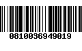 Código de Barras 0810036949019