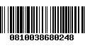 Código de Barras 0810038680248