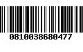 Código de Barras 0810038680477