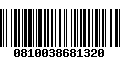 Código de Barras 0810038681320