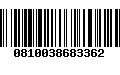 Código de Barras 0810038683362