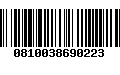 Código de Barras 0810038690223