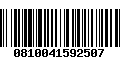 Código de Barras 0810041592507