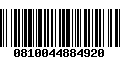 Código de Barras 0810044884920