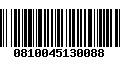 Código de Barras 0810045130088