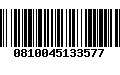 Código de Barras 0810045133577