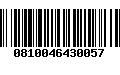 Código de Barras 0810046430057