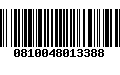 Código de Barras 0810048013388