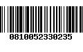 Código de Barras 0810052330235