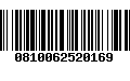 Código de Barras 0810062520169