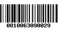 Código de Barras 0810063090029