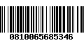 Código de Barras 0810065685346