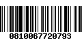 Código de Barras 0810067720793