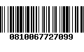 Código de Barras 0810067727099