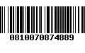 Código de Barras 0810070874889