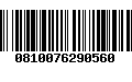 Código de Barras 0810076290560