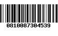 Código de Barras 0810087304539